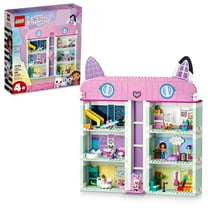 LEGO Gabby's Dollhouse Building Toy - Pretend Play Toy Figures & Playsets for Girls & Boys, Ages 4  Years - Gift for Birthdays - 8 Room Dollhouse W/ 4 Minifigures - 10788