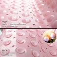 thumbnail image 6 of Bathtub and Shower Mats, 39 x 16 Inch Extra Long Non-Slip Bath Tub Mat with Suction Cups & Drain Holes,Machine Washable Bathmat for Bathroom Floor, Pink, 6 of 8