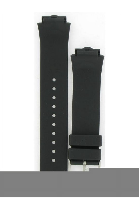 Black PU Strap with Stainless Steel Buckle Sheild Logo. 22mm, Night View Series 0100 FPL010020