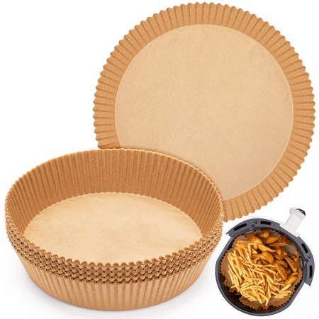 

Air Fryer Disposable Paper Liner Large Size 100PCS 7.9-inch Non-stick Round Baking Paper