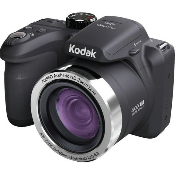 Kodak PIXPRO AZ401 16.2 Megapixel Compact Camera, Black