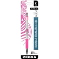 thumbnail image 3 of Zebra Pen F-301 Stainless Steel Retractable Ballpoint Pen, 0.7 mm, BCA Pink Barrel, Black Ink (6), 3 of 4