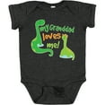thumbnail image 3 of Inktastic My Granddad Loves Me Baby Boys Baby Bodysuit, 3 of 5