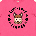 thumbnail image 4 of Inktastic Life Love Llamas Youth T-Shirt, 4 of 5