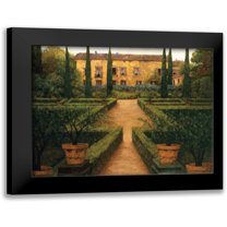 Masdeu, Montserrat 24x20 Black Modern Framed Museum Art Print Titled - Garden Manor