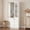 White, variant on Homieasy 80"H x 23.6"W Bookcase with Wooden Drawers and Glass Door, White