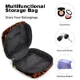 thumbnail image 4 of Thanksgiving Sanitary Napkin Purse Period Purse Small Storage Bag Organizers Mini Insulated Pouch 4.7x6.6x6.6 in Velvet Fabric Sponge, 4 of 6