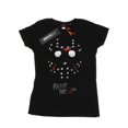 thumbnail image 1 of Friday 13th Womens Jason Hockey Mask Cotton T-Shirt, 1 of 5