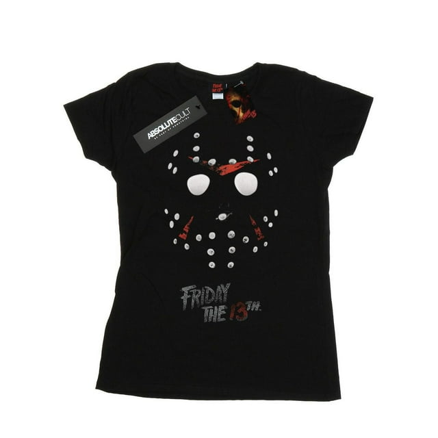 Friday 13th T-Shirt en Coton pour Femmes avec Masque de Hockey Jason