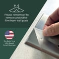 thumbnail image 5 of Rio Salto Toggle Switch 1-Gang Stainless Steel Wall Plate, STANDARD SIZE Thick Metal Plate Outlet Cover Duplex Receptacle Silver  Toggle Switch 1-Gang 10-Pack, 5 of 6