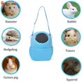 thumbnail image 7 of Spencer Small Animal Pet Hamster Guinea Pig Carrier Bag Breathable Outgoing Travel Bag for Hedgehog, Sugar Glider, Squirrel etc "S, Green", 7 of 7