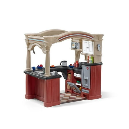 Step2 Grand Walk-In Play Kitchen with 103 Piece Play Food Accessory Play Set