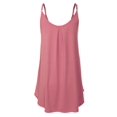 thumbnail image 4 of Made by Olivia Women's Ultra Comfy Loose Summer Pleated Spaghetti Adjustable Strap Camisole Tank Tops, 4 of 4