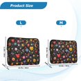 thumbnail image 4 of FORMRS 15-15.6 inch Laptop Sleeve Case Soft Carrying Quilted Computer Bag Cover, Moon Pattern, 4 of 7