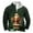 Green, variant on Mens Christmas Sweatshirts Funny Quarter Zip Long Sleeve Tops Pullover Sweaters with Pocket Streetwear