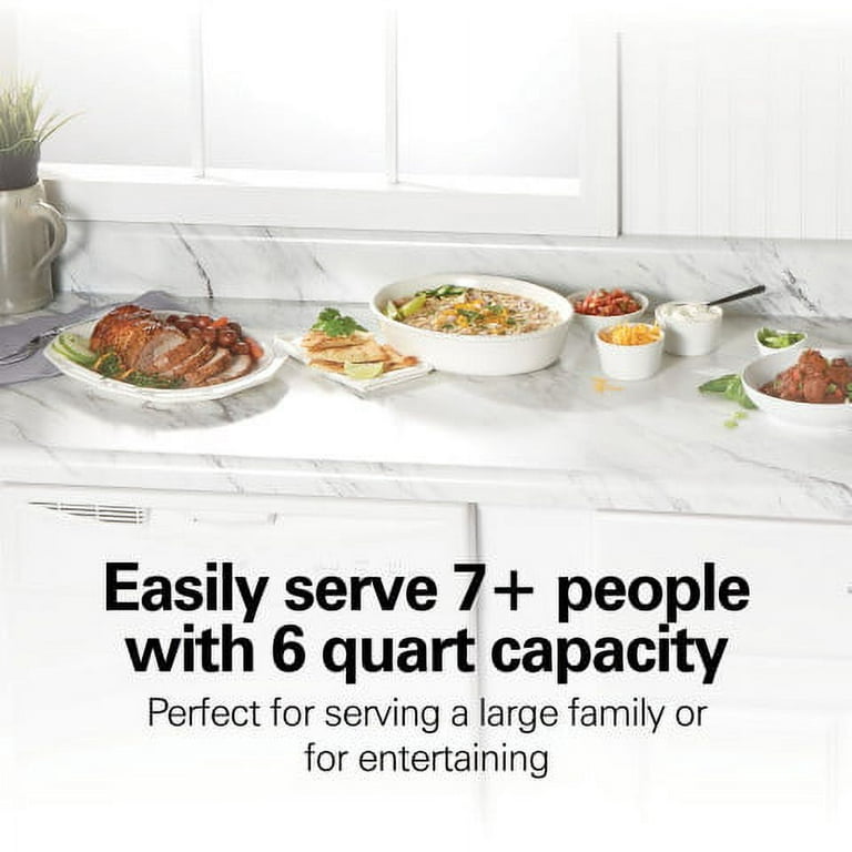 Hamilton Beach Stovetop Sear & Cook Slow Cooker 6 Quart Capacity & Reviews