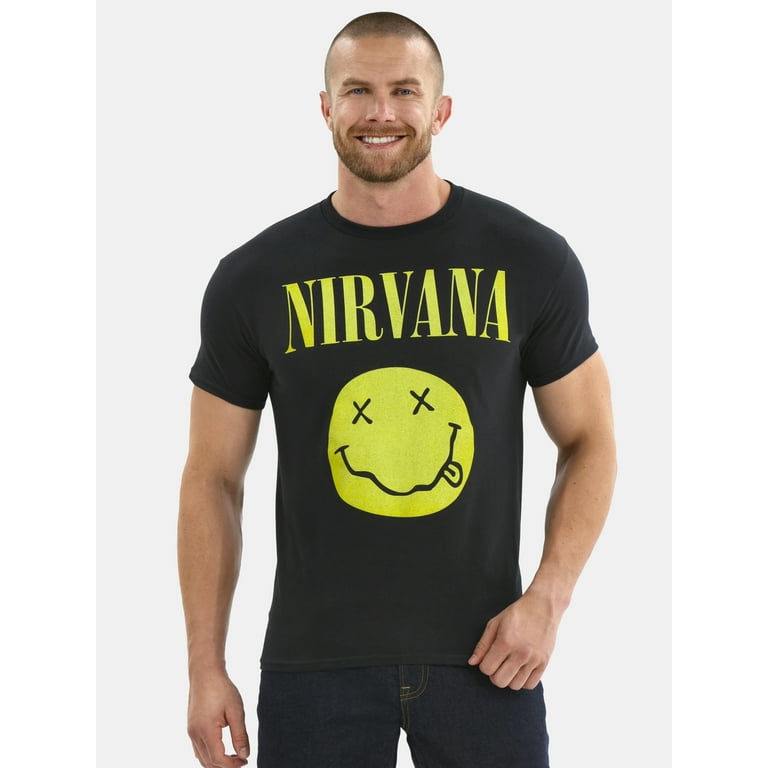 Nirvana Men's Smiley Graphic Tee photo 1