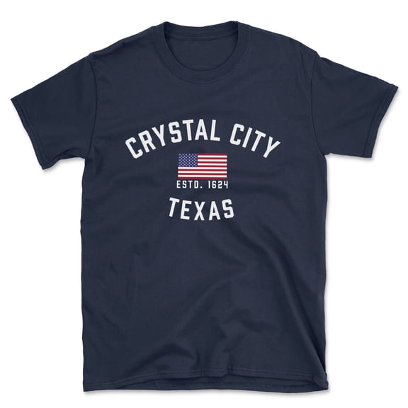 Crystal City Texas Patriot Men's Cotton T-Shirt
