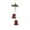 Red, variant on JMKQLZ Classic Iron Christmas Bell Ornaments - Traditional Holiday Decor with Elegant Design for Tree, Door and Wall Decoration
