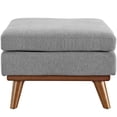 thumbnail image 3 of Allora Fabric Upholstered Ottoman in Expectation Gray, 3 of 5
