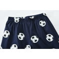 thumbnail image 5 of FEDPOP Boys Pajamas Soccer Short Set Kids Summer Sleepwear Cotton Pjs Size 6T, 5 of 7