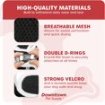 thumbnail image 4 of GFDYREE Step in Dog Harness for Small Dogs No Pull, Small, Black w/White Trim - Adjustable Harness with Padded Mesh Fabric and Reflective Trim - Buckle Strap Harness for Dogs, 4 of 7