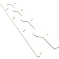 thumbnail image 6 of Ekena Millwork 47"H x 3/8"T Bridgeport PVC Adjustable Decorative Slat Wall Panel Kit, Unfinished (contains 11 Slats + 1 Straight Edge Starter Slat), 6 of 15
