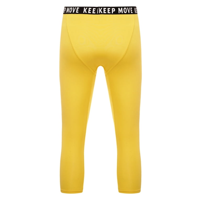 Mens yellow leggings outlet