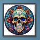 thumbnail image 1 of Pintura de diamante 5D DIY Taladro redondo completo Halloween Vidrieras de miedo Arte para el hogar Hugtrwg Para estrenar, 1 of 9