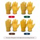 thumbnail image 3 of Guantes de trabajo de cuero para hombres y mujeres Guantes de piel de vaca con, 3 of 8