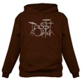 thumbnail image 1 of Tstars Mens Drummer Gifts Drummer Shirt Cool Drums Design Gifts for Drummers Drum Shirt Gifts for Musicians Drum Gifts Printed Hoodie, 1 of 3