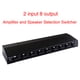thumbnail image 2 of Conmutador de altavoz B028 Amplificador de potencia de 2 entradas y 8 salidas y conmutador de caja de altavoces, dispositivo de distribución de altavoces de 8 canales, selección manual indep LYNEPAUAIO Conmutador de altavoz, 2 of 6