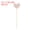 Champagne, variant on Uxcell 50Pcs Heart Cupcake Toppers Star Cupcake Picks Birthday Decoration Orange