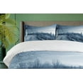 thumbnail image 4 of Ambesonne Winter Duvet Cover Set, Ice Cold Snowy Scenery, 2-Calking, White, 4 of 7