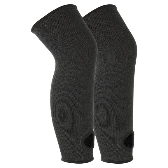 Uxcell 38cm Cut Resistant Leg Sleeves, 1Piar HPPE Protective Leg Protectors Sleeves Thin Skin Protective Sleeves for Welding Lawn Mowing Construction, Black