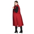 thumbnail image 3 of Chaleco largo con cinto Roman Fashion /Tallas Extras, 3018 (Rojo) rojo 38, 3 of 6