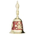 thumbnail image 1 of Hyasfey Copper Alloy Hand Bell Retro Carving Handbell with Non-Slip Handle Multifunctional Handbell for Classroom Wedding Seniors Bedside, 1 of 8