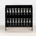 thumbnail image 4 of BalsaCircle 25" Black 2-Tier Foam Wine Glass Rack Champagne Flute Holder Stand Party Events Decorations, 4 of 8