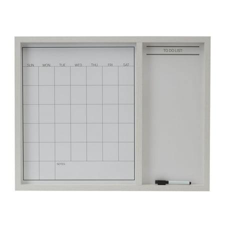 Mikasa White Board, Calendar 24X19 Inch, White