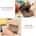 thumbnail image 5 of Soimiss Coffee PU Change Purse Small Coin Wallet Multi-Functional Earphone Pouch, 5 of 8