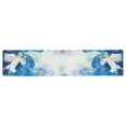 thumbnail image 3 of MKHERT Watercolor Angel with Wings and Clouds Table Runner Home Decor for Home Kitchen Dining Wedding Party 16x72 Inch, 3 of 3