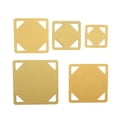 thumbnail image 1 of 5 Pcs Gabarits Carrés Modèle de Courtepointe Outil de Couture pour Patchwork Broderie, 1 of 4