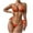 Orange, variant on Great Gifts for Less Ofreoo Cheeky Thong Bikini Mini String Swimsuits with Ties for Women