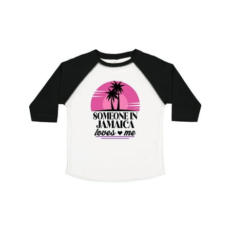 

Inktastic Someone in Jamaica Loves Me Gift Toddler Toddler Girl T-Shirt