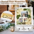 thumbnail image 2 of 11x16 Shadow Box Frame With Light  Memorial Display Case Shelves Drawer And Slot For Keepsakes Deep Wedding Flowers Bridal Memories Gifts White, 2 of 7