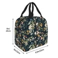 thumbnail image 2 of Pofeuu Watercolor Floral Print Lunch Bag Lunch Box Large Capacity Insulated Lunch Bag for Adult, Leakproof Reusable Lunch Tote Bags for Work, 2 of 5