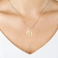 thumbnail image 3 of Sisters Gold Silver Separated Three Parts Pendant Necklace Elegant Versatile Layered Design 3PCS, 3 of 3