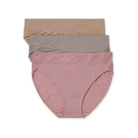 

Warners® Blissful Benefits Dig-Free Comfort Waistband Microfiber Hi-Cut 3-Pack 5138W