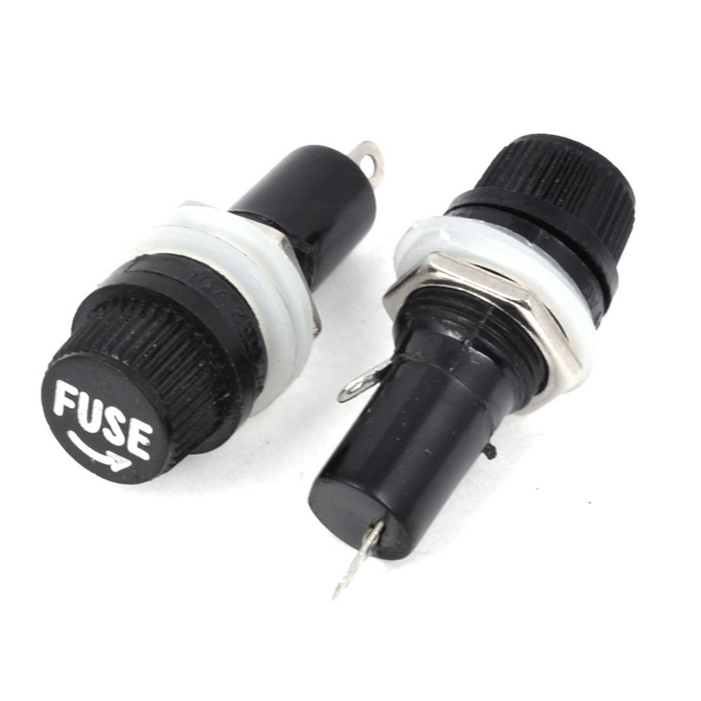 125V 15A 250V 10A Panel Mount Chassis Fuse Finger Release Fuses 2pcs