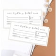 thumbnail image 4 of Blank Gift Certificates | 30 Pack | 3.75 x 8.25" inch Size Gift Card | Small Business Gift Certificate, Fill In Gift, 4 of 5